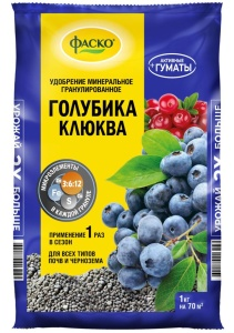 Уд. ФАСКО ГОЛУБИКА, КЛЮКВА +активные Гуматы 1 кг /  20шт